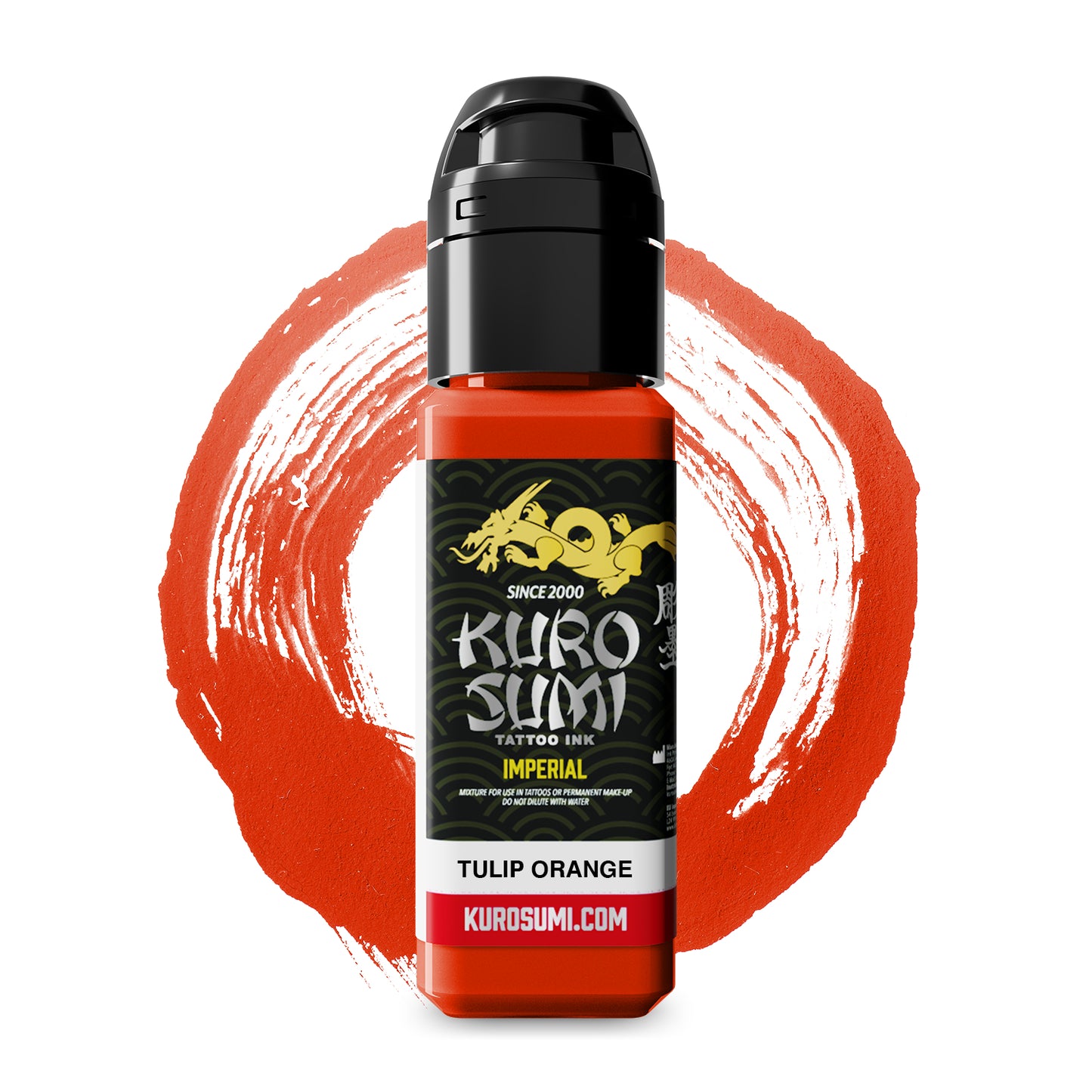 Kuro Sumi Imperial Tattoo Ink - Tulip Orange 44ml