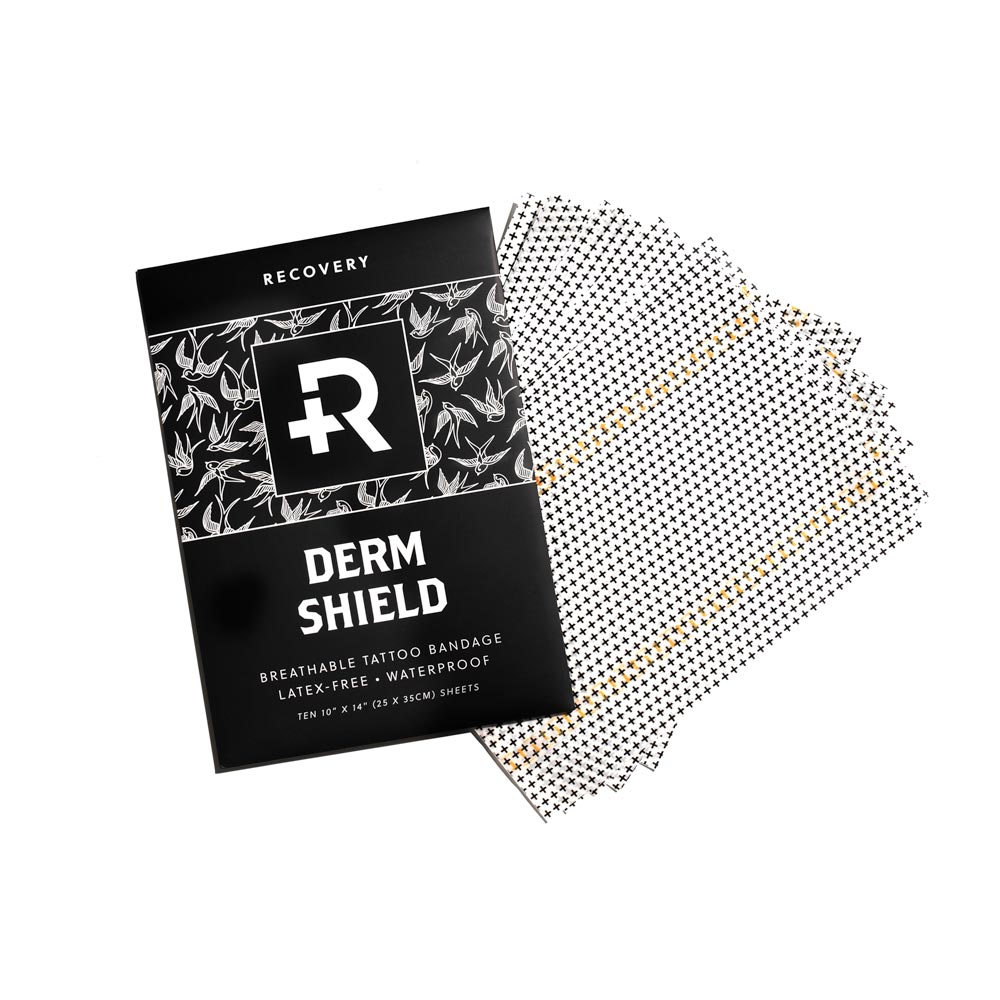 Recovery Derm Shield 25cm x 35cm (10" x 14") Sheets - Pack of 10