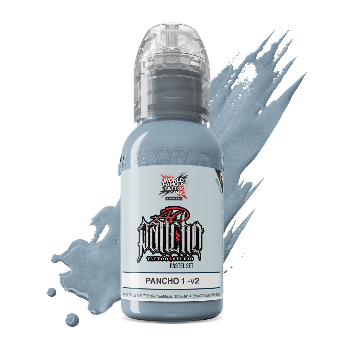 World Famous Limitless Tattoo Ink - Pastel Grey 1 V2 30ml