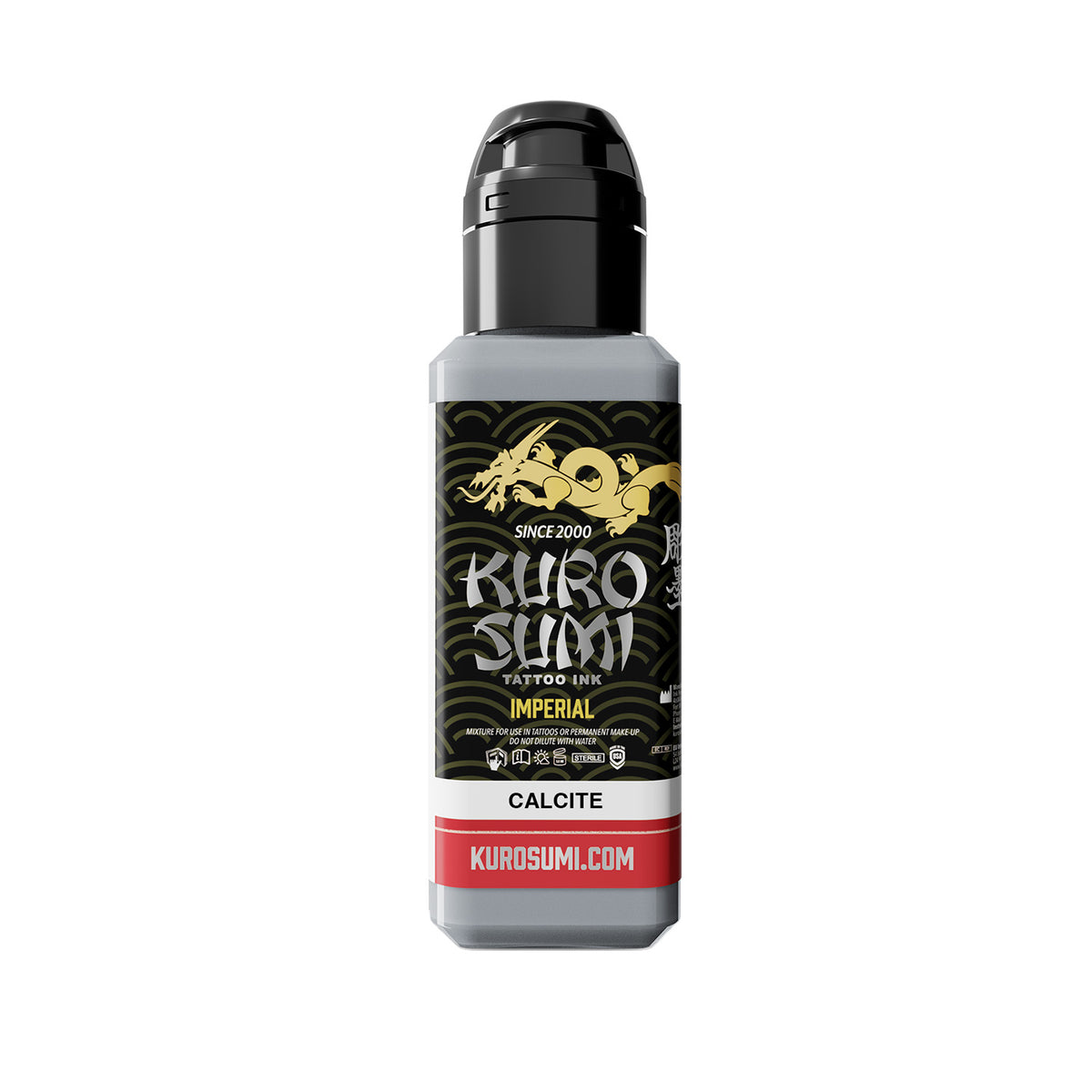 Kuro Sumi Imperial Tattoo Ink - Calcite Grey 90ml