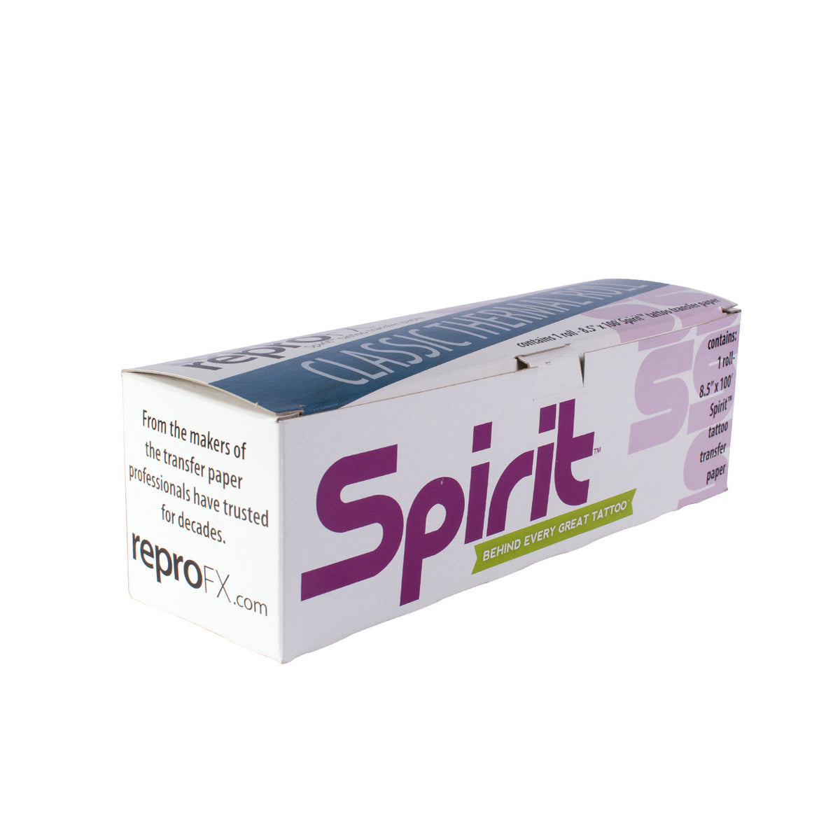 ReproFX Spirit Classic - Roll Carta Ectografica da Stampante Termica Viola (30,5m x 21 cm)