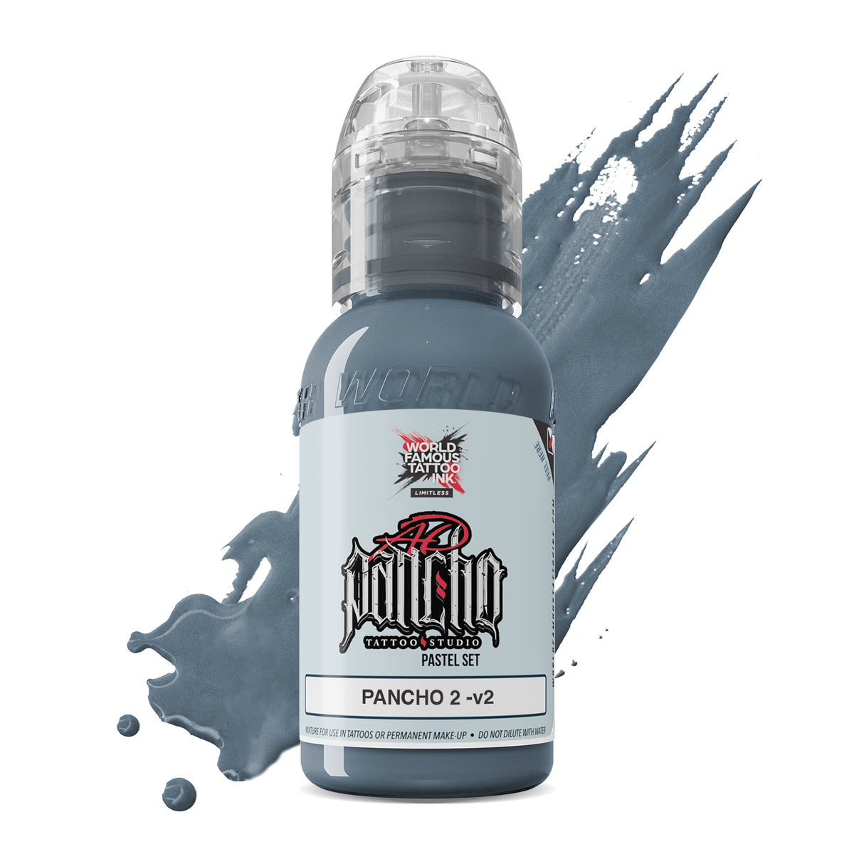 World Famous Limitless Tattoo Ink - Pastel Grey 2 V2 30ml
