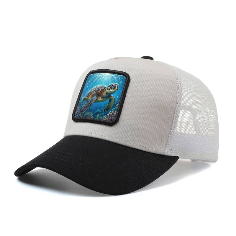 Cappellino da baseball da uomo e da donna "TARTARUGA MARINA SUBACQUEA"