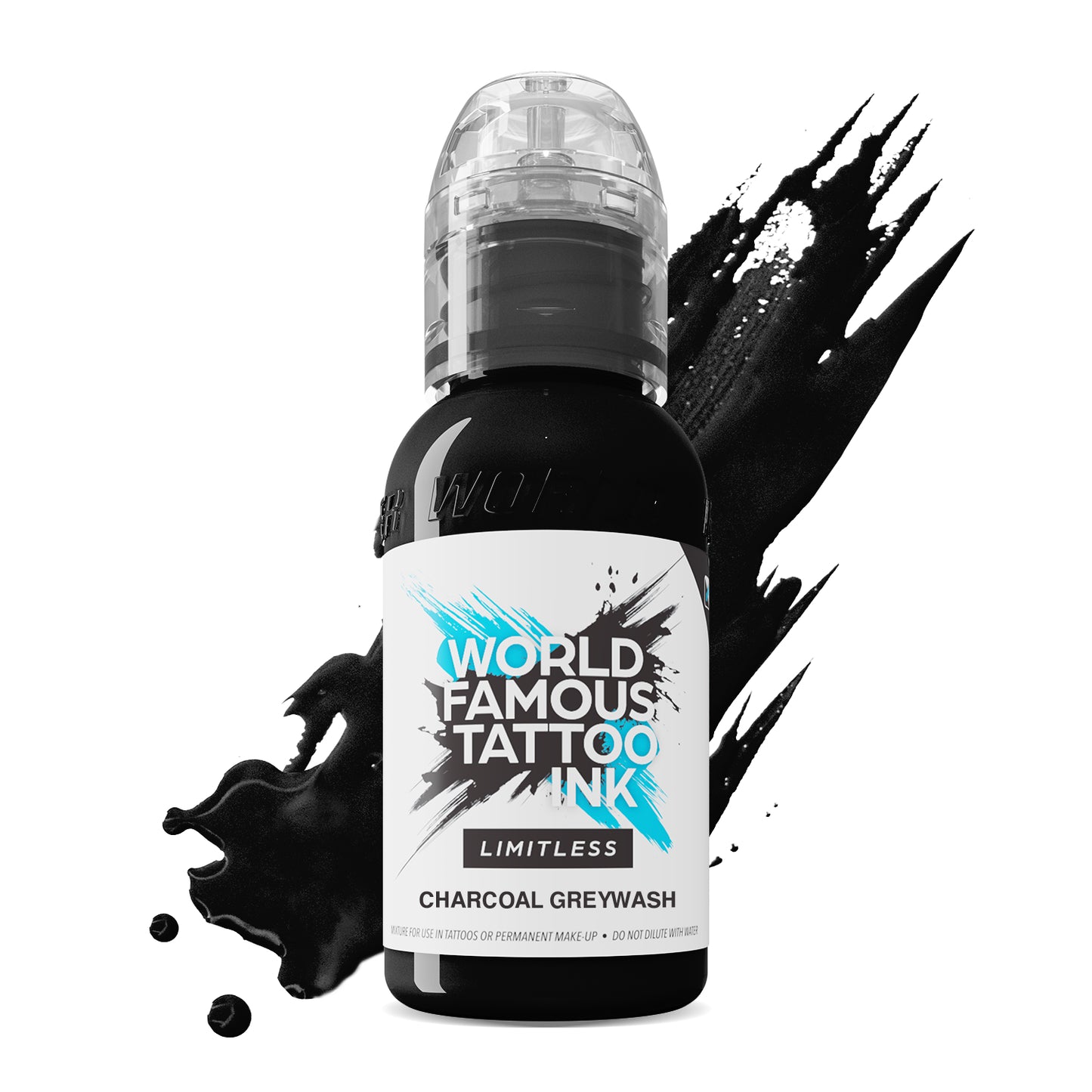 World Famous Limitless Tattoo Ink - Limitless Charcoal Greywash 30ml