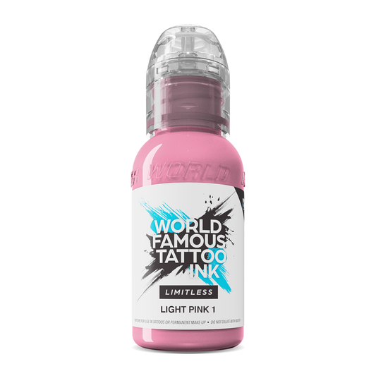 World Famous Limitless Tattoo Ink - Light Pink 1 30ml