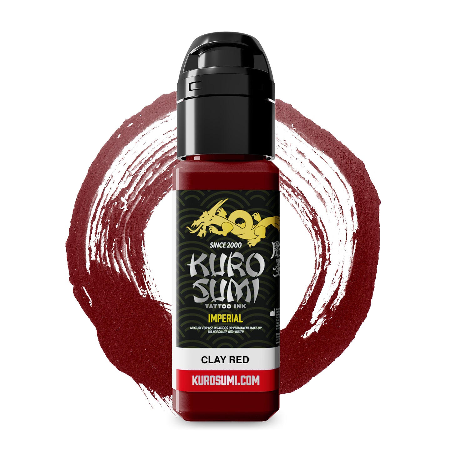 Kuro Sumi Imperial Tattoo Ink - Clay Red 22ml