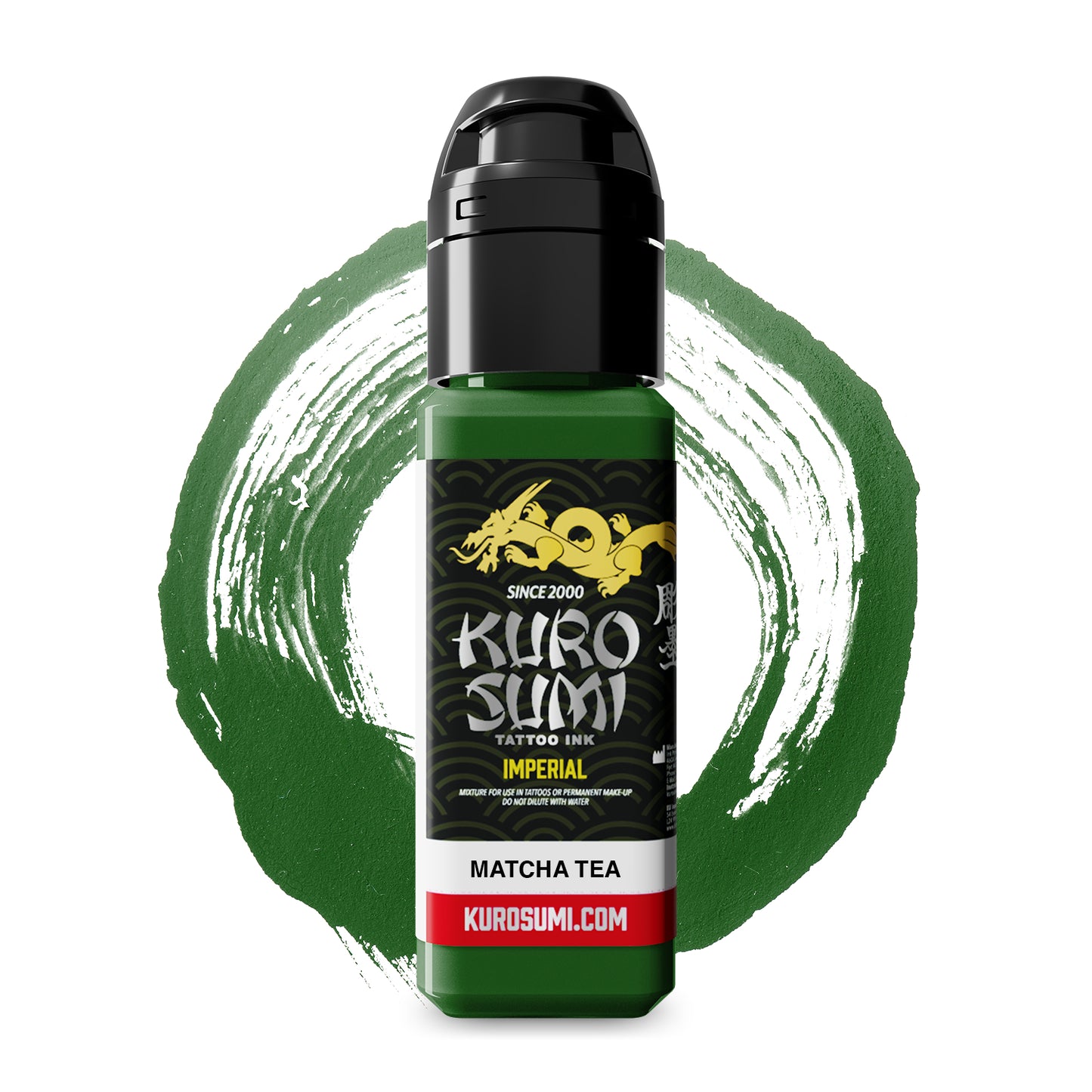 Kuro Sumi Imperial Tattoo Ink - Matcha Tea v2 22ml