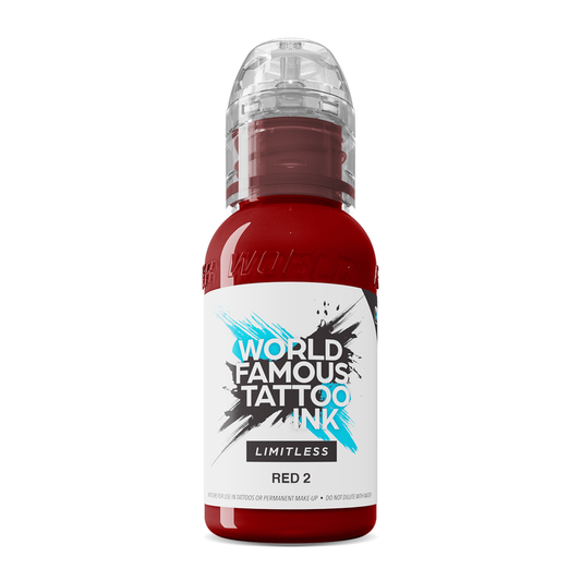 World Famous Limitless Tattoo Ink - Red 2 30ml