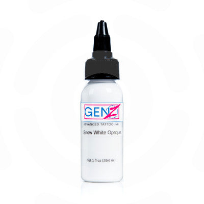 Intenze Ink Gen-Z 19 Colour Snow White Opaque 30ml (1oz)