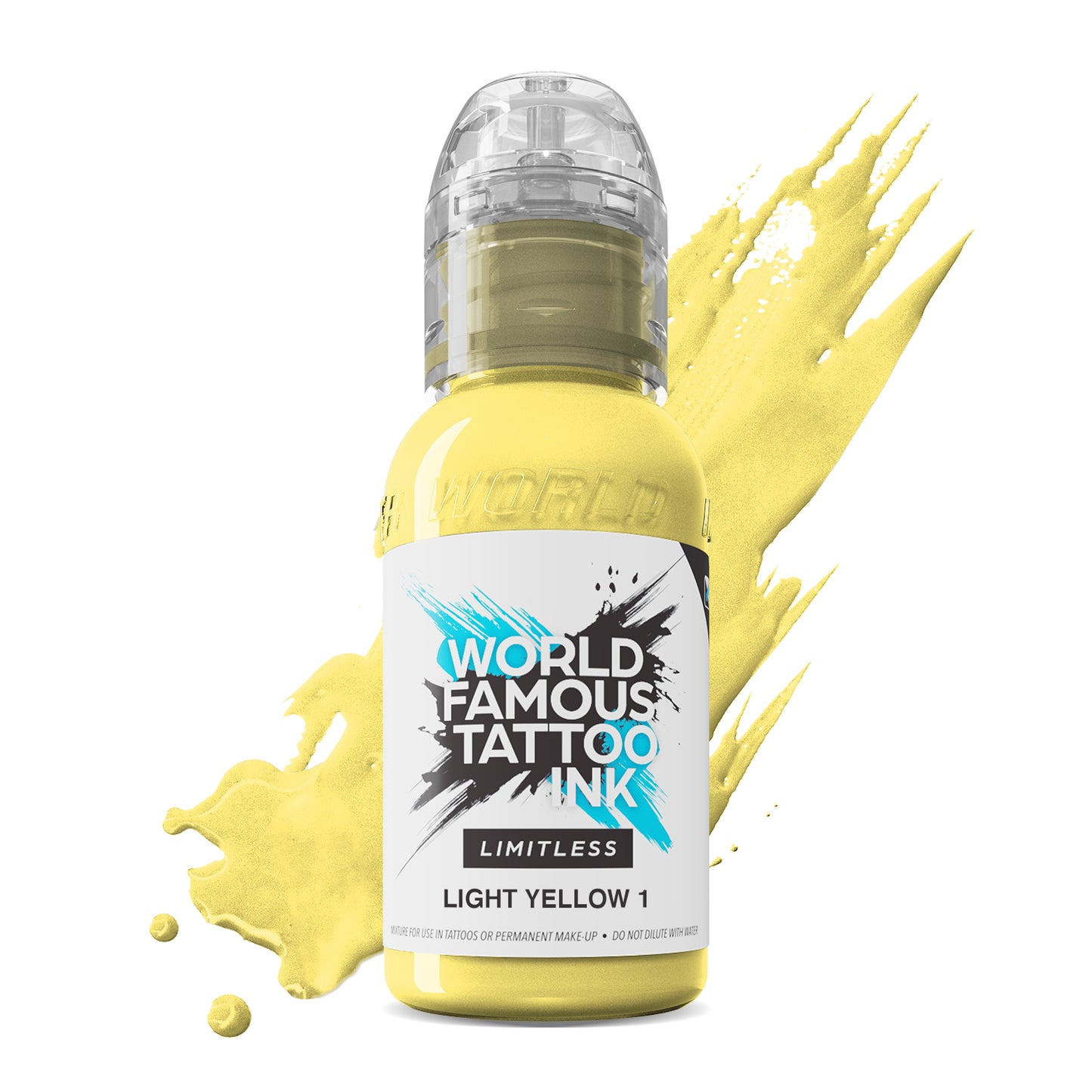 World Famous Limitless Tattoo Ink - Light Yellow 1 30ml