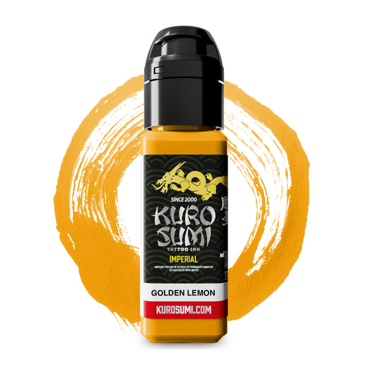 Kuro Sumi Imperial Tattoo Ink - Golden Lemon 22ml