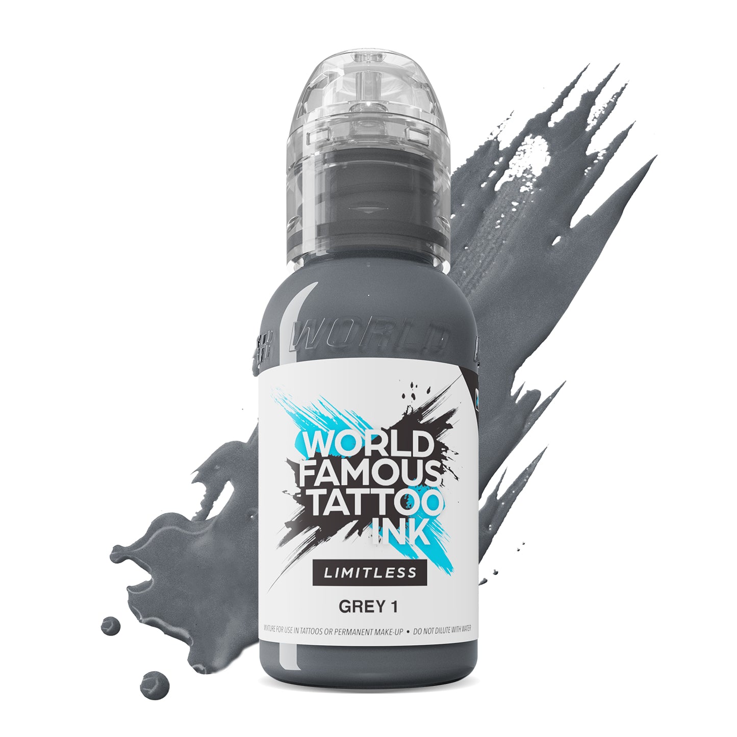 World Famous Limitless Tattoo Ink - Grey 1 30ml