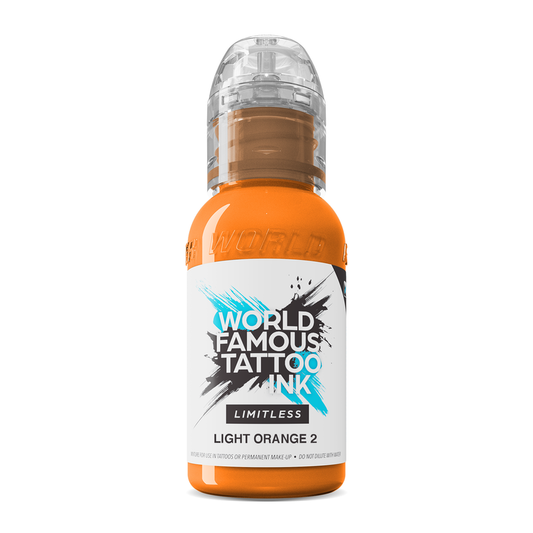 World Famous Limitless Tattoo Ink - Light Orange 2 30ml