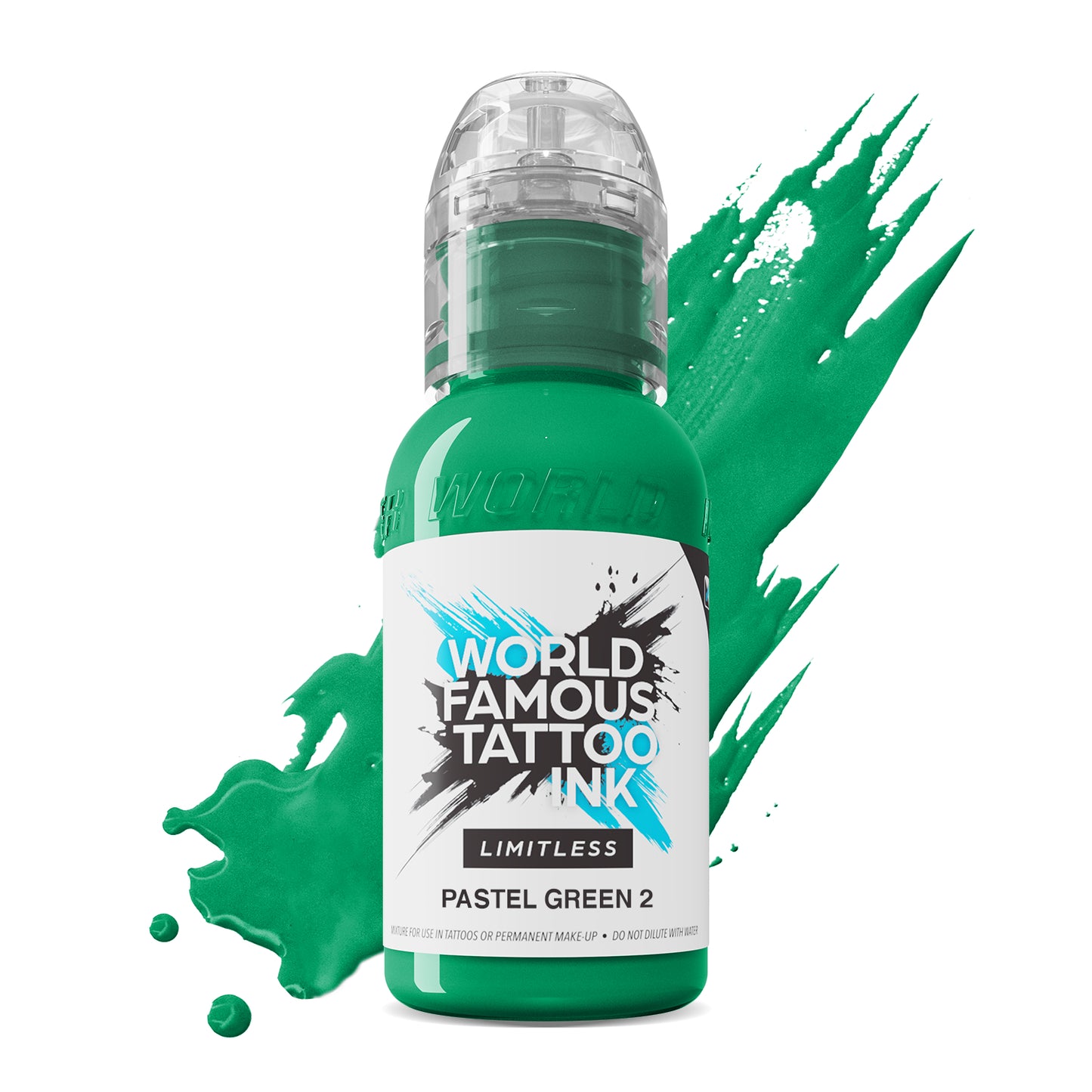 World Famous Limitless Tattoo Ink - Pastel Green 1 30ml