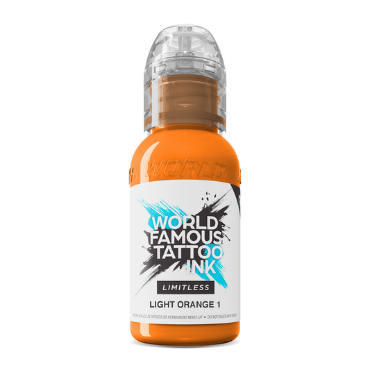 World Famous Limitless Tattoo Ink - Light Orange 1 30ml