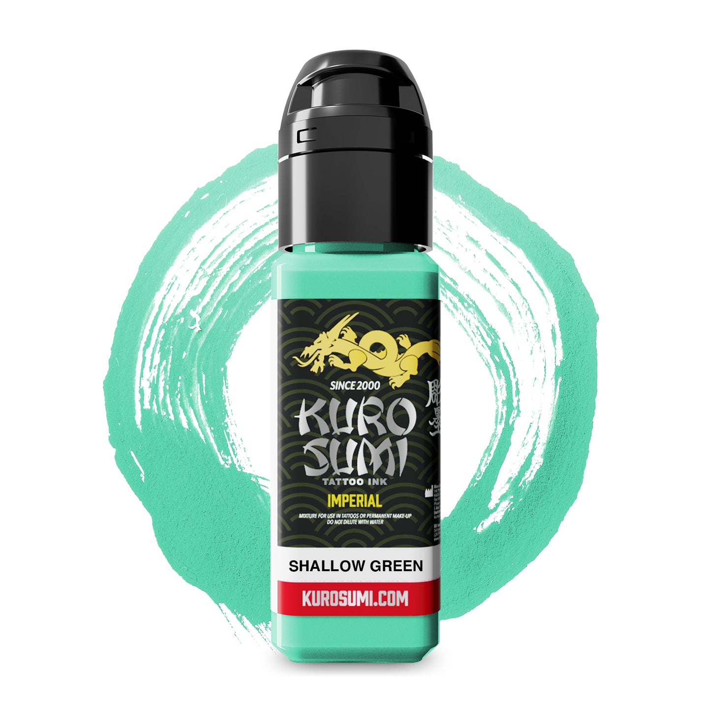 Kuro Sumi Imperial Tattoo Ink - Shallow Green 22ml