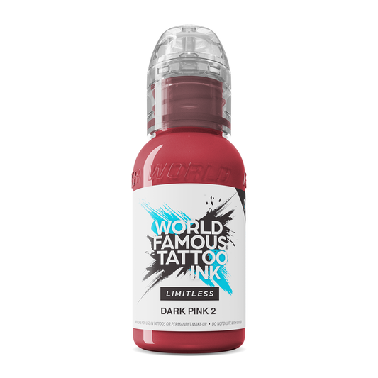 World Famous Limitless Tattoo Ink - Dark Pink 2 30ml