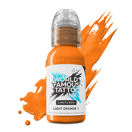 World Famous Limitless Tattoo Ink - Light Orange 1 30ml