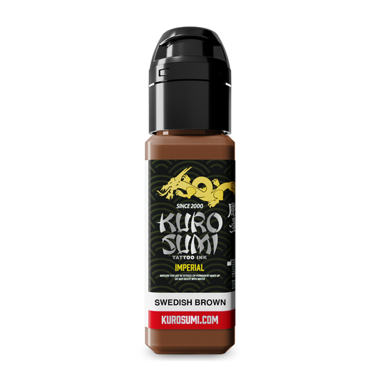 Kuro Sumi Imperial Tattoo Ink - Swedish Brun 22ml