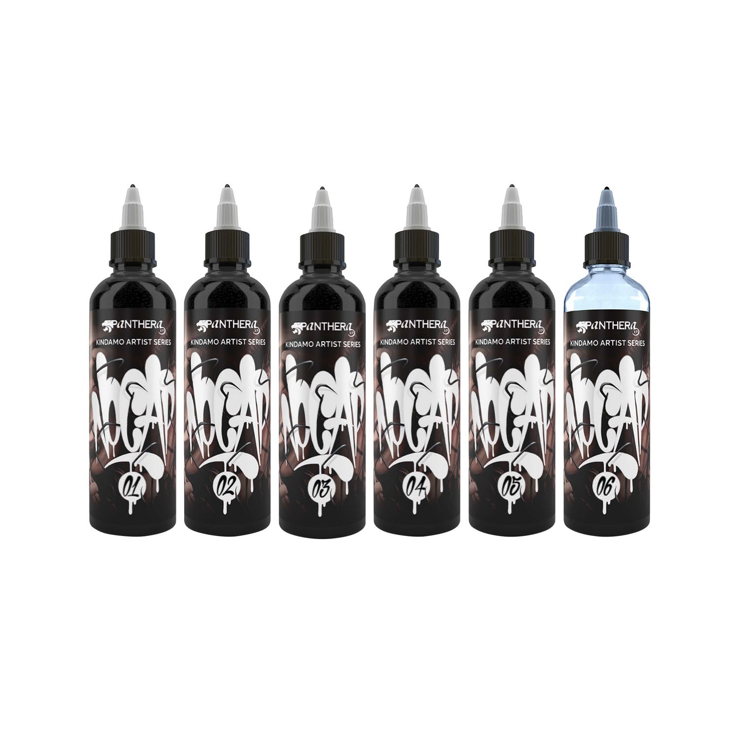 Panthera Black Ink x Kindamo Set - 6x 150ml