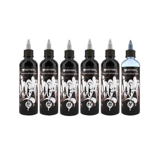 Panthera Black Ink x Kindamo Set - 6x 150ml