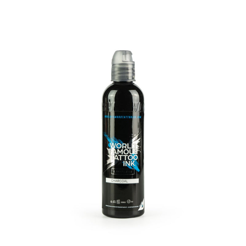 World Famous Limitless Tattoo Ink - Limitless Charcoal Greywash 120ml