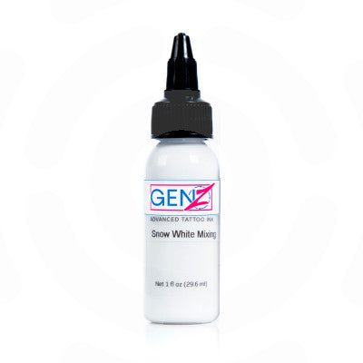 Intenze Ink Gen-Z 19 Colour Snow White Mixing 30ml (1oz)