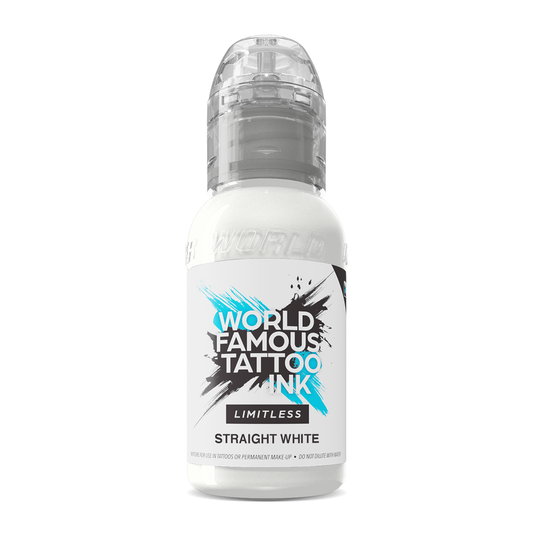 World Famous Limitless Tattoo Ink - Straight White 30ml