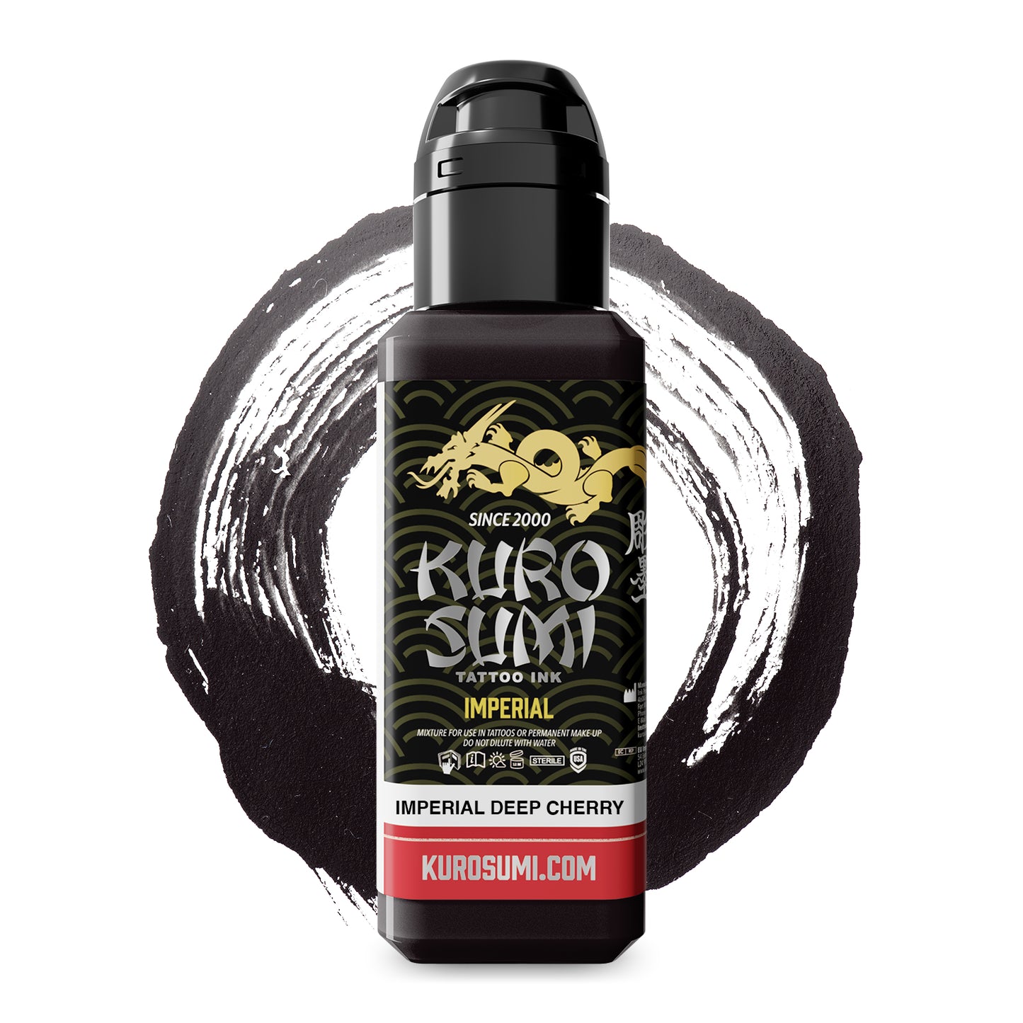 Kuro Sumi Imperial Tattoo Ink - Imperial Deep Cherry 44ml