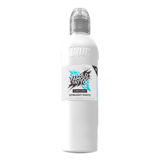 World Famous Limitless Tattoo Ink - Straight White 120ml