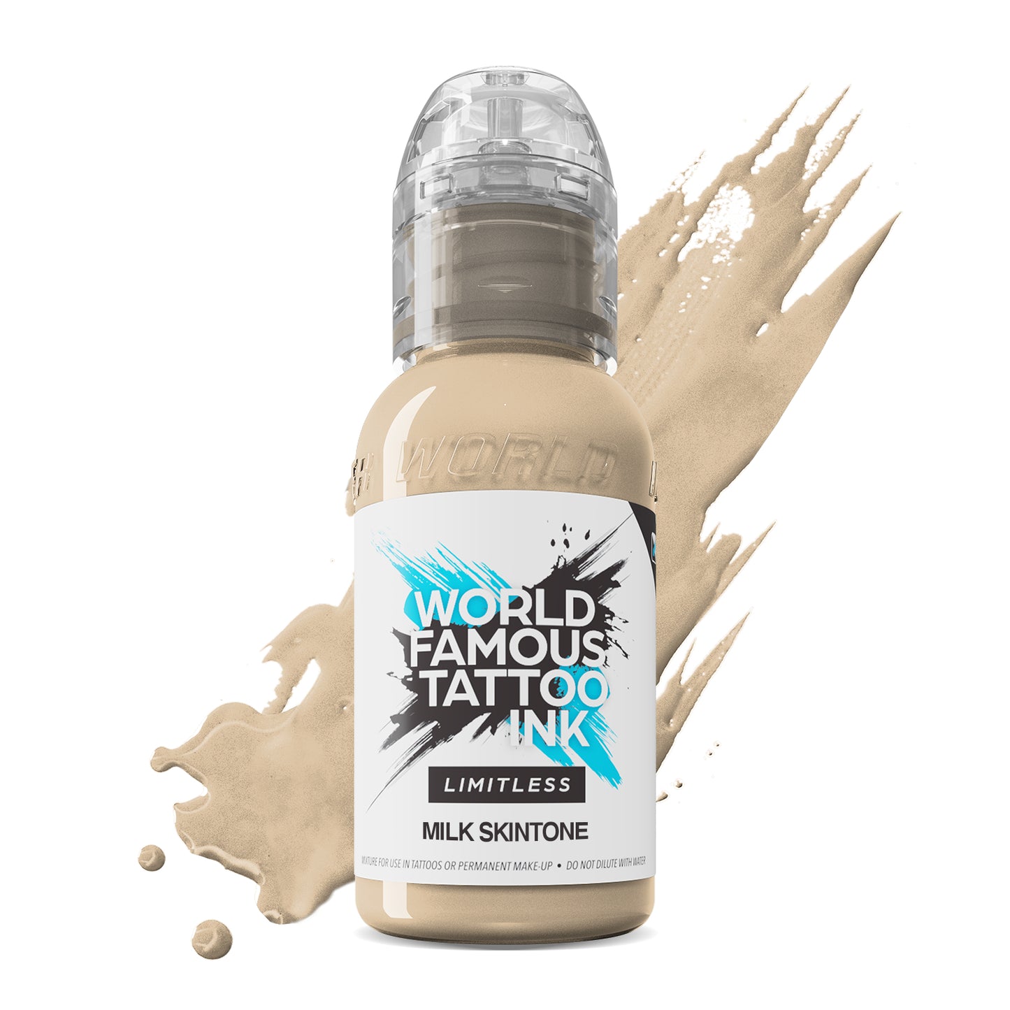 World Famous Limitless Tattoo Ink - Milk Skintone 1 30ml