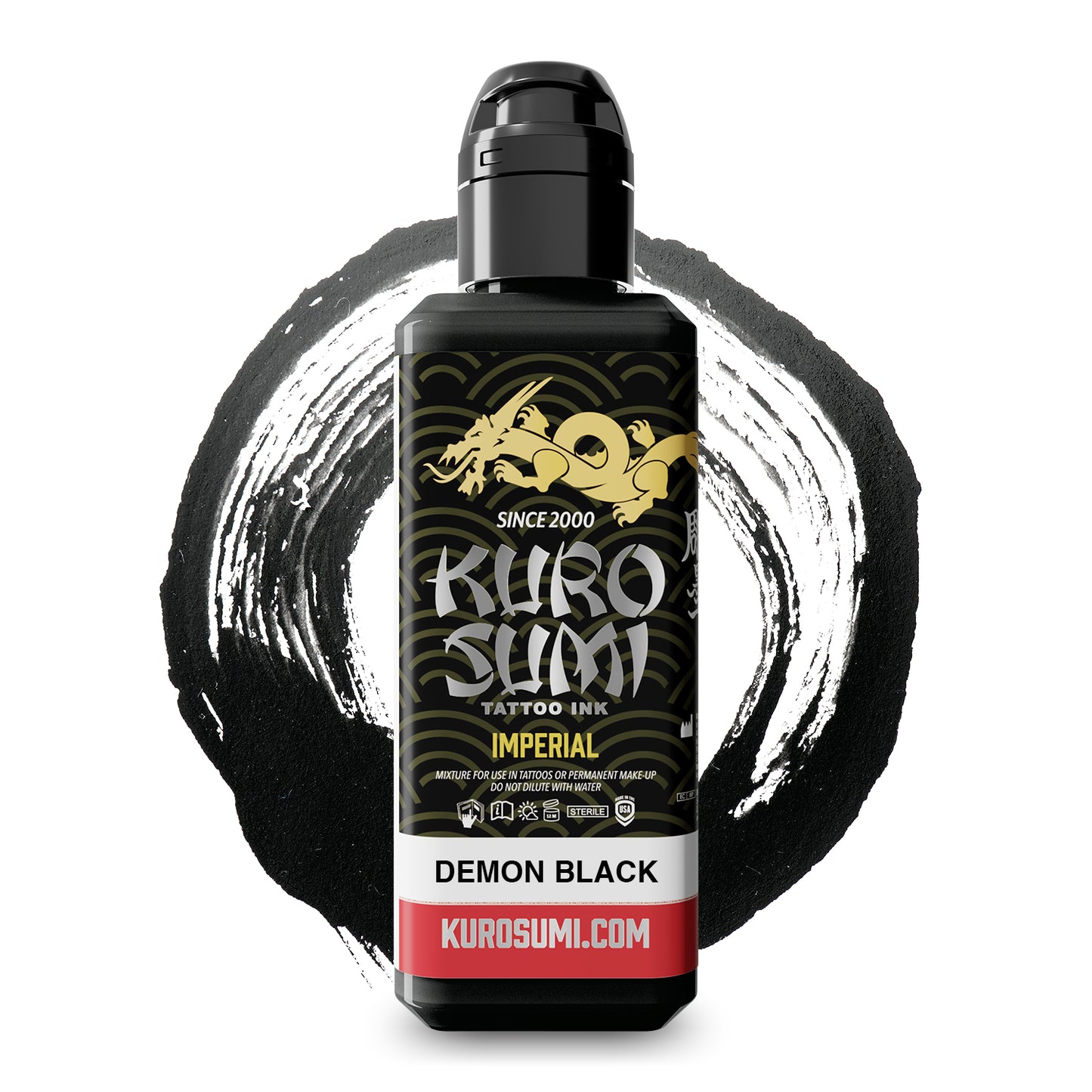 Kuro Sumi Imperial Tattoo Ink - Demon Black 44ml