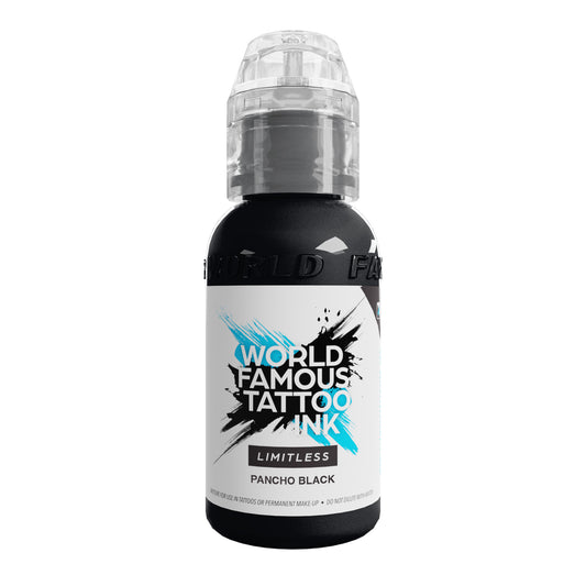 World Famous Limitless Tattoo Ink - Pancho Black 30ml