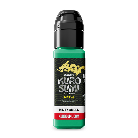 Kuro Sumi Imperial Tattoo Ink - Minty Green 22ml