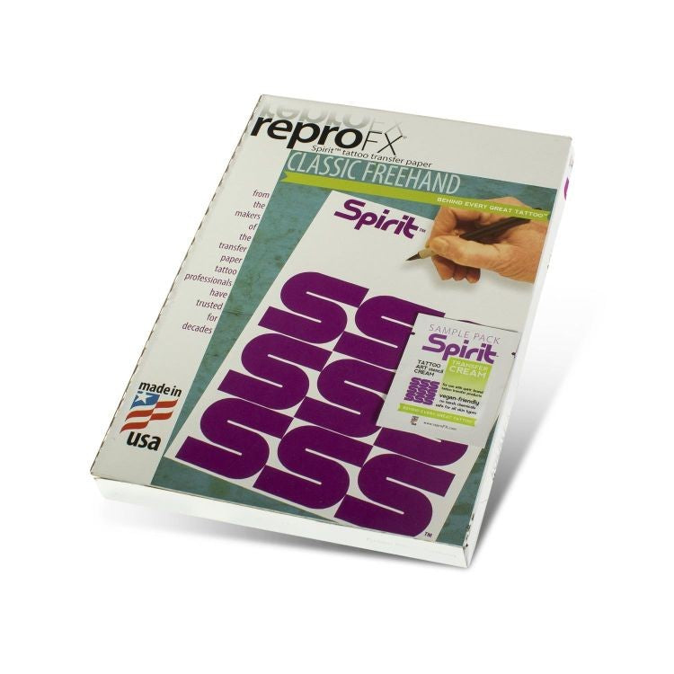 ReproFX Spirit Green - 10 PEZZI Carta Ectografica Mano Libera Verde (21,6 x 27,9cm)