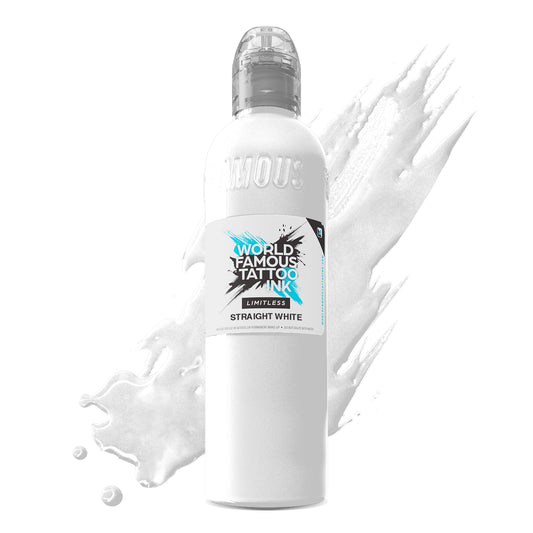 World Famous Limitless Tattoo Ink - Straight White 120ml