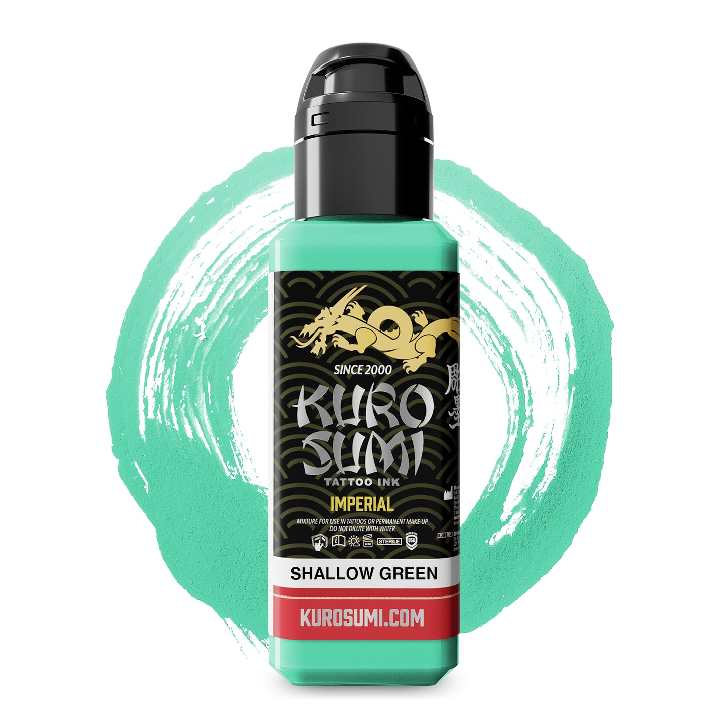 Kuro Sumi Imperial Tattoo Ink - Shallow Green 44ml