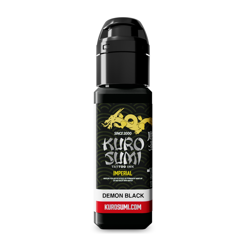 Kuro Sumi Imperial Tattoo Ink - Demon Black 22ml