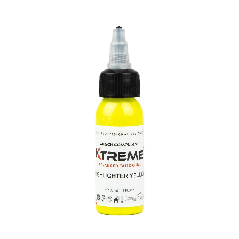 Xtreme Tattoo Ink - Highlighter Yellow 30ml